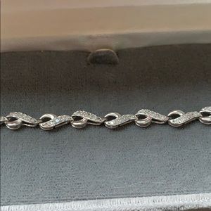 Zales Jewelry - Zales diamond tennis bracelet in 10 kt white gold Zales Jewelry - Zales diamond tennis bracelet in 10 kt white gold